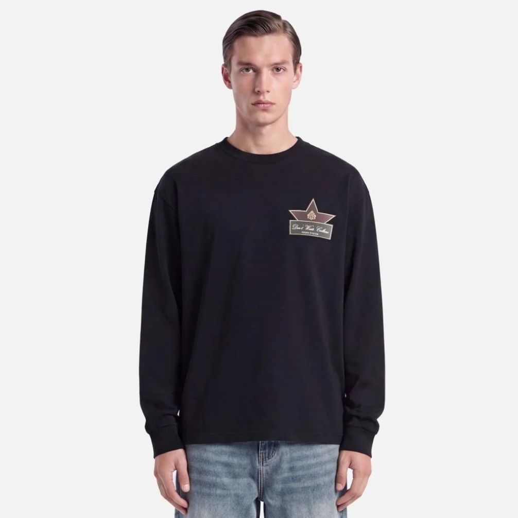 Don’t Waste Culture Orel Longsleeve T-shirt Zwart