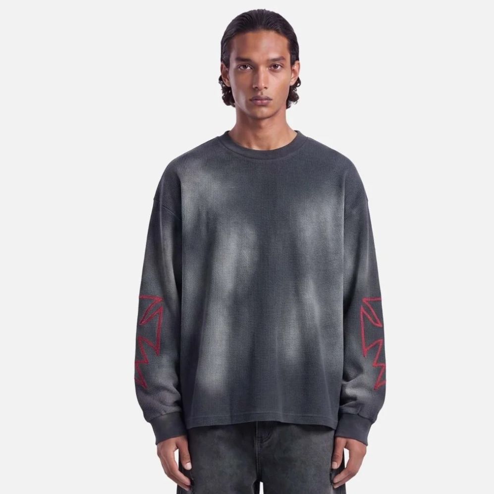 Don’t Waste Culture Romiya Longsleeve T-shirt Antraciet