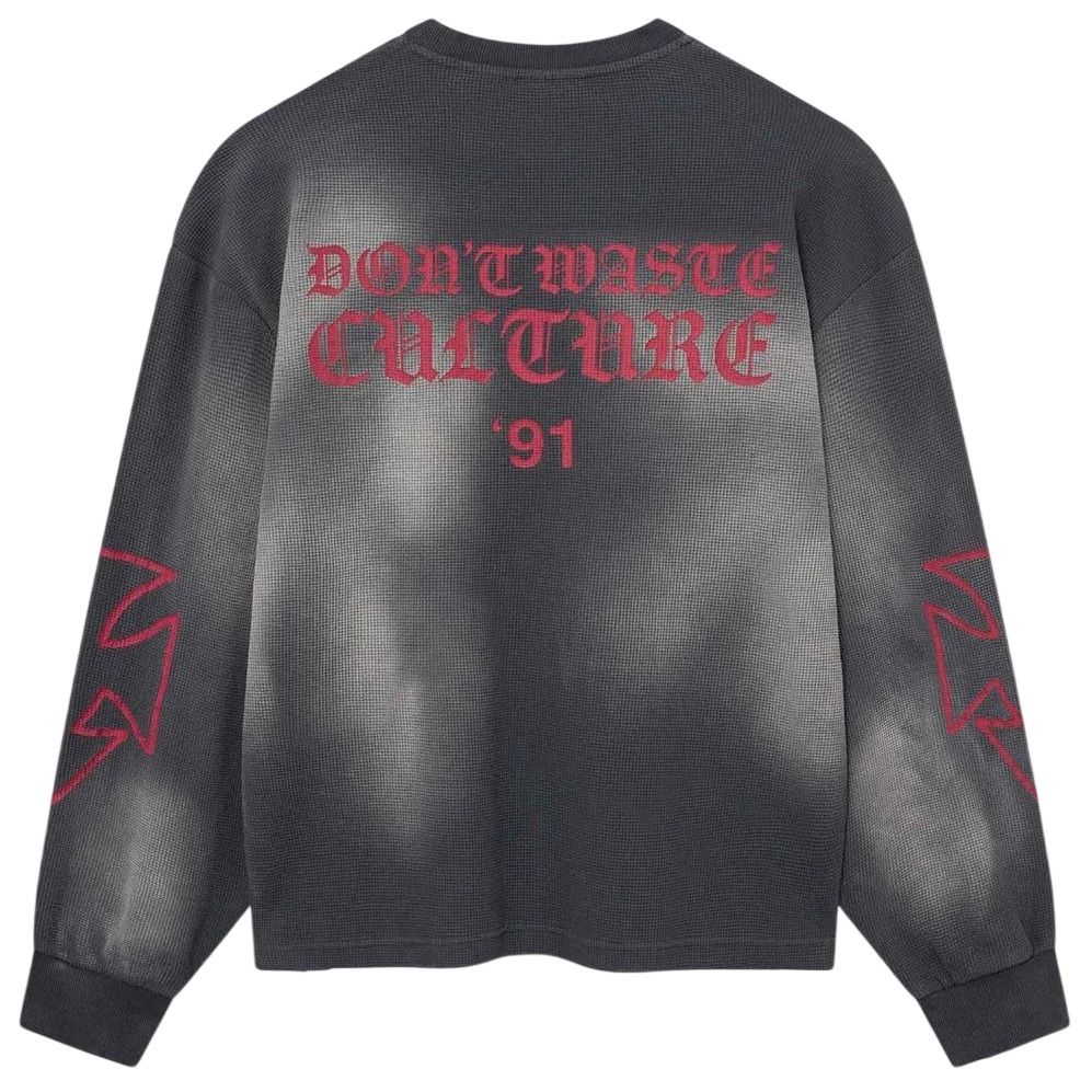 Don’t Waste Culture Romiya Longsleeve T-shirt Antraciet