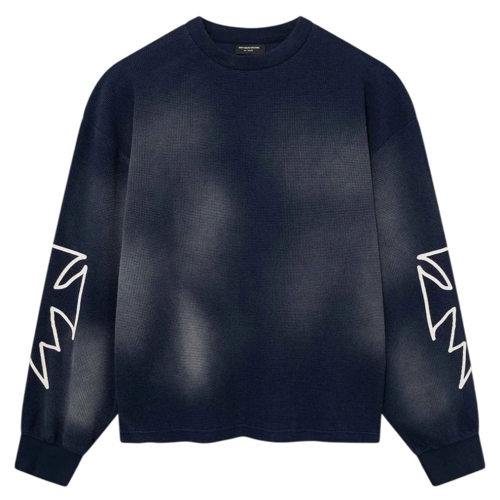 Don’t Waste Culture Romiya Longsleeve T-shirt Navy