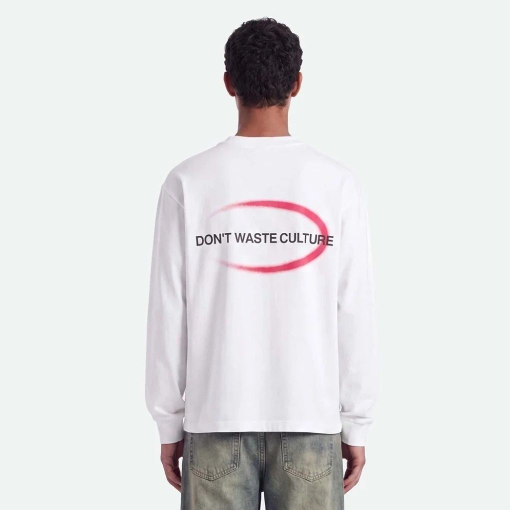 Don’t Waste Culture Tavi Longsleeve T-shirt Off White