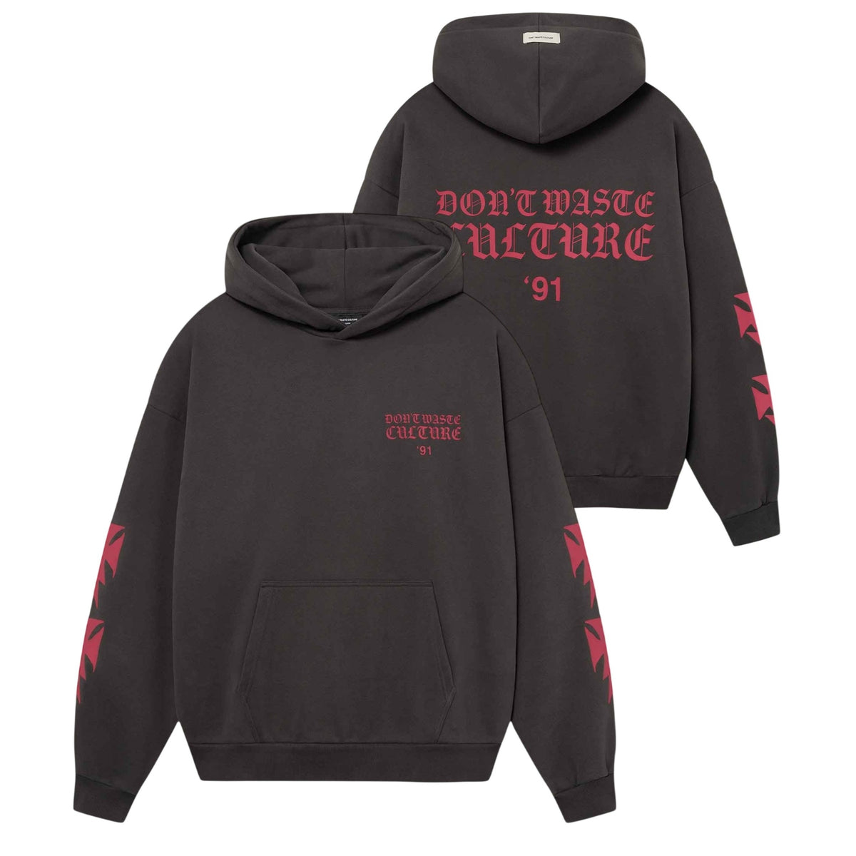 Don’t Waste Culture Arina Hoodie Antraciet
