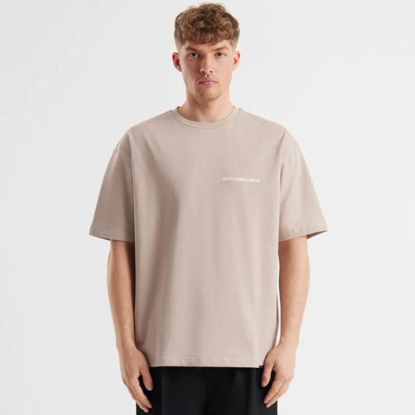 Don't Waste Culture Cleo T-shirt Beige