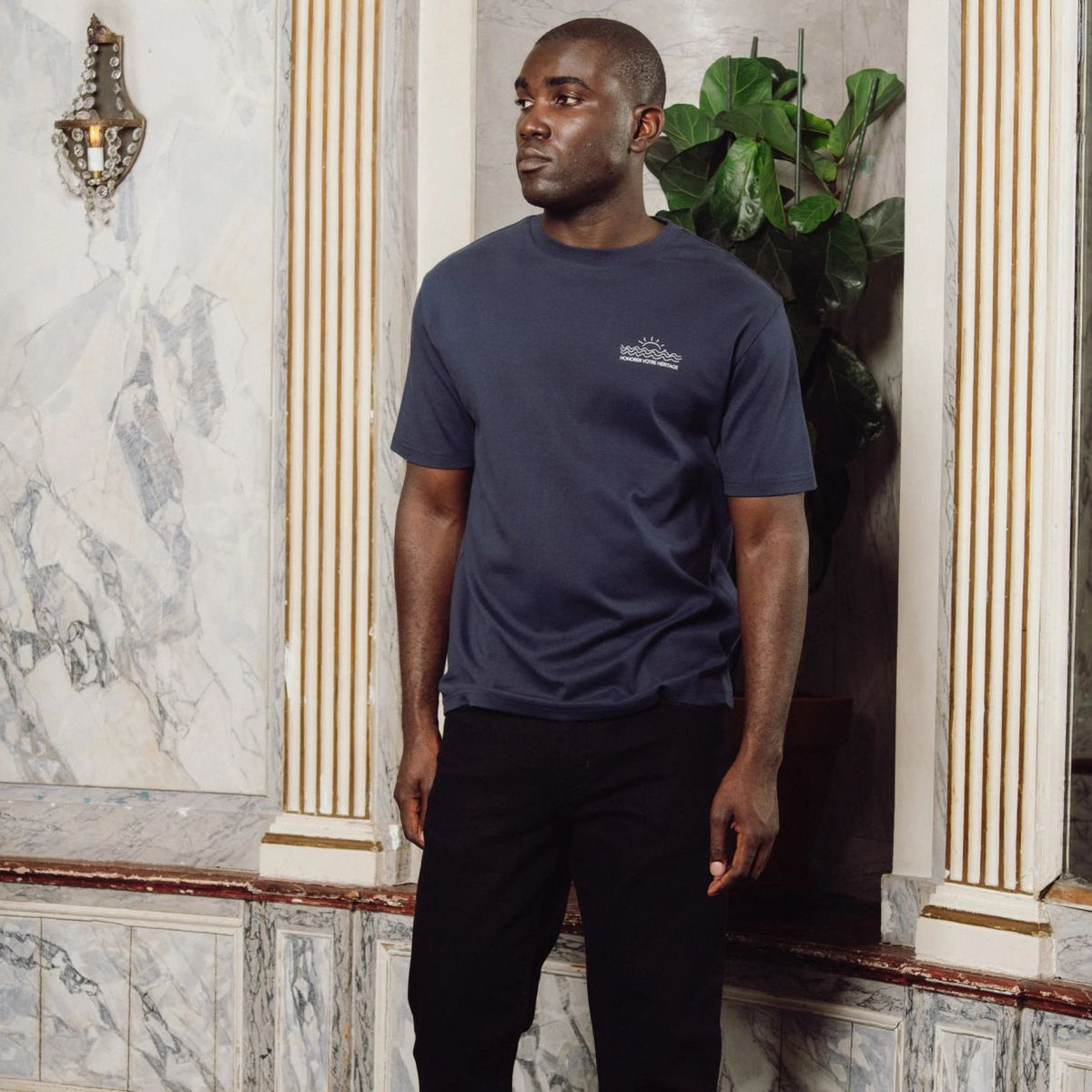 Edmonds Hommage T-shirt Navy