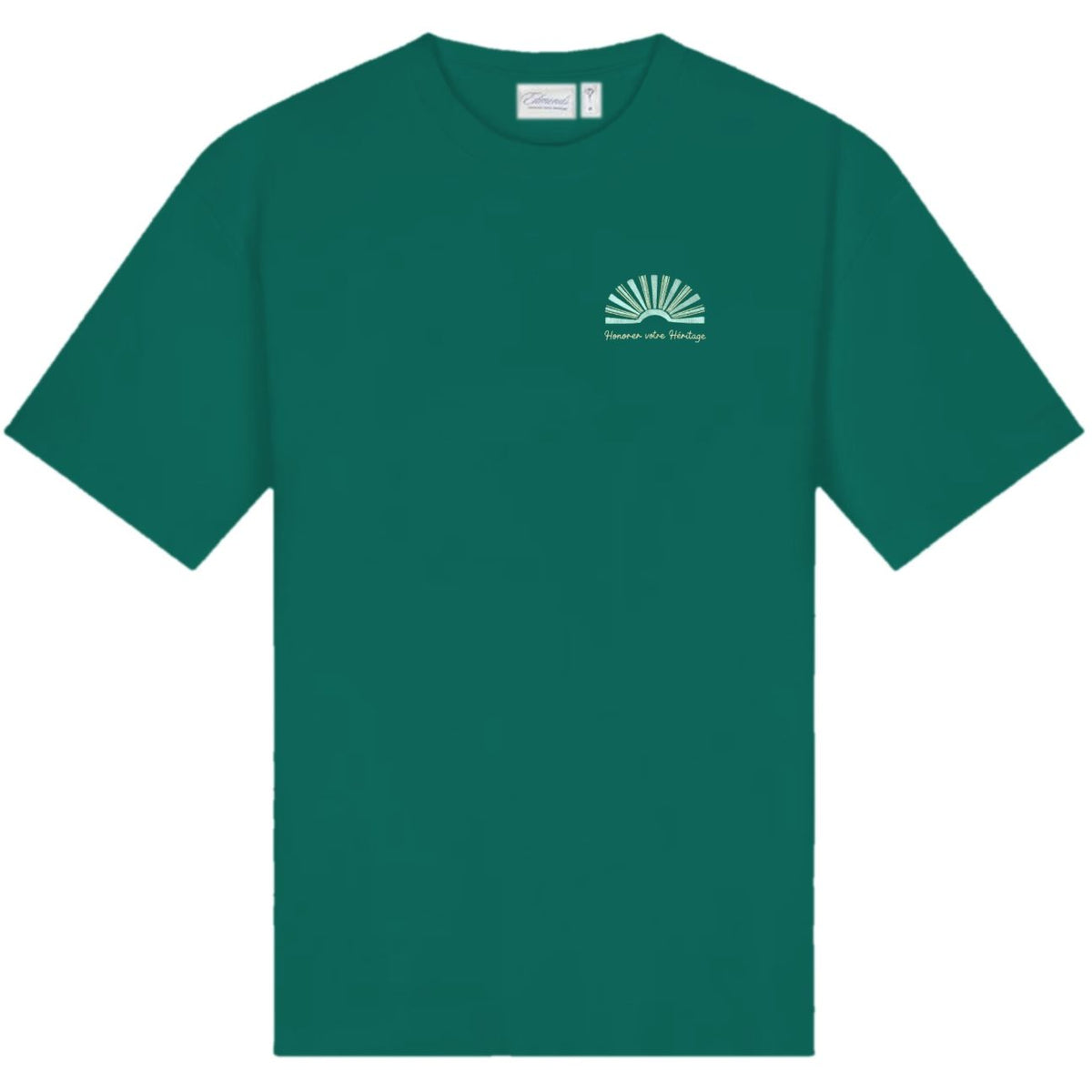 Edmonds Honorer Embroidery T-shirt Donker Groen