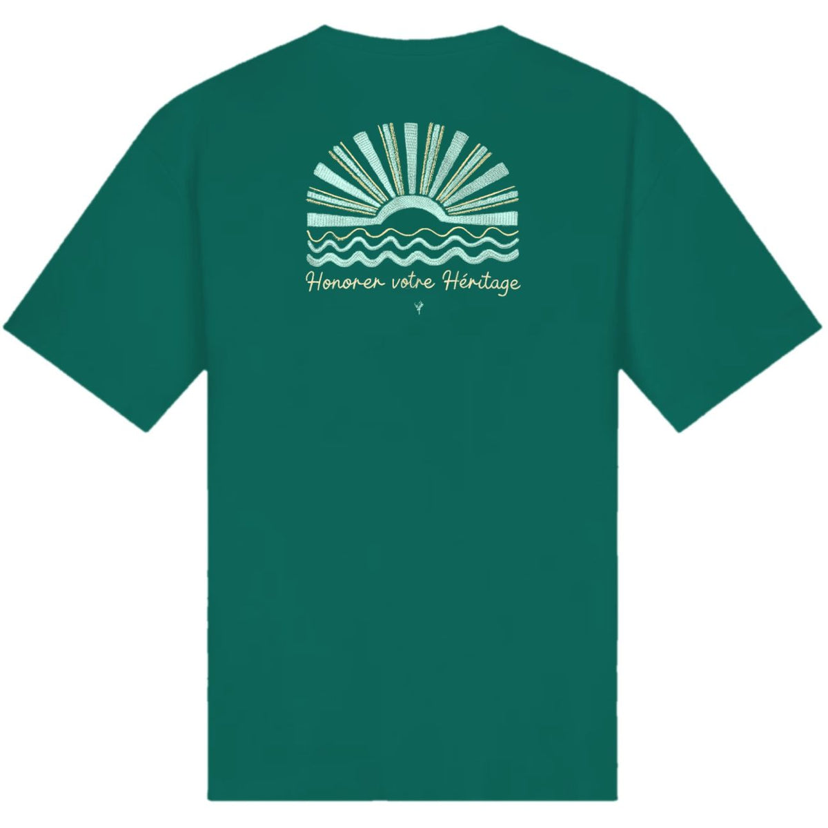 Edmonds Honorer Embroidery T-shirt Donker Groen