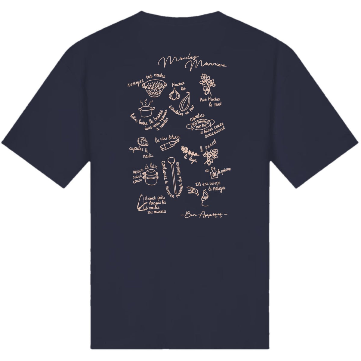 Edmonds Moule Maniere T-shirt Navy