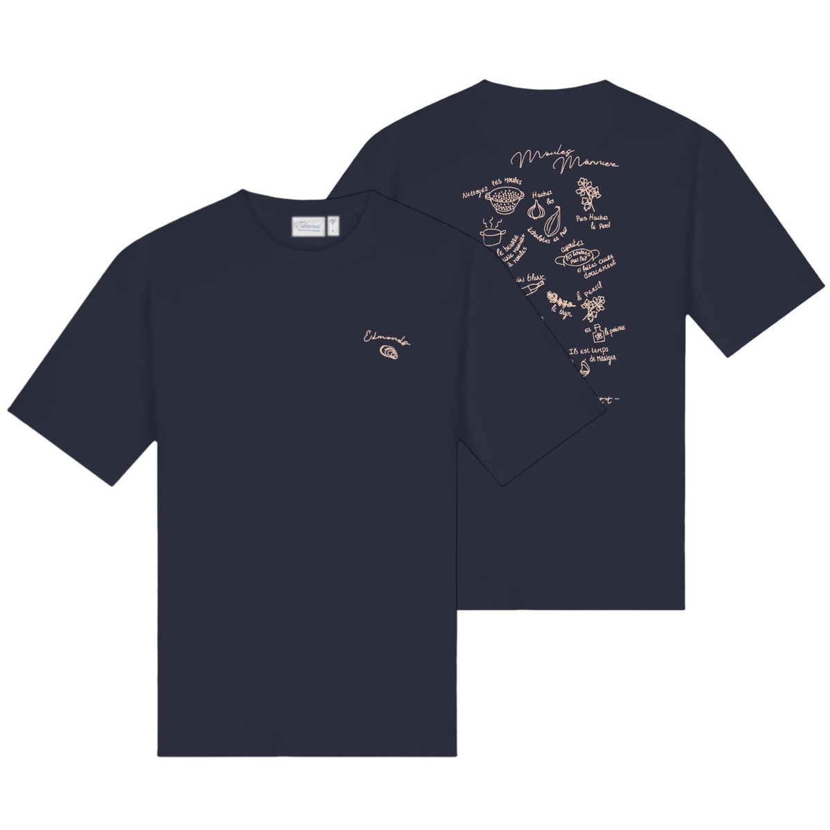 Edmonds Moule Maniere T-shirt Navy