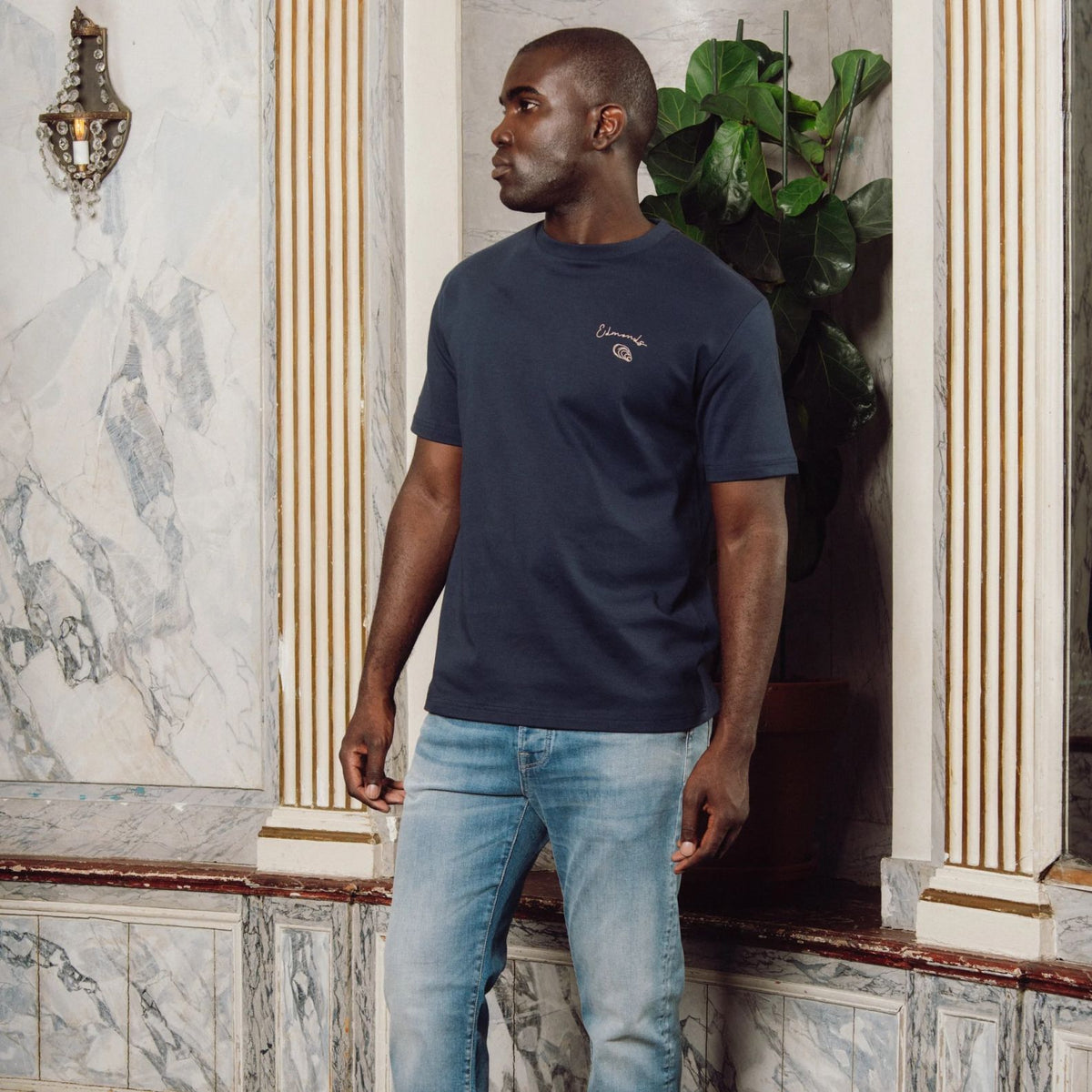 Edmonds Moule Maniere T-shirt Navy
