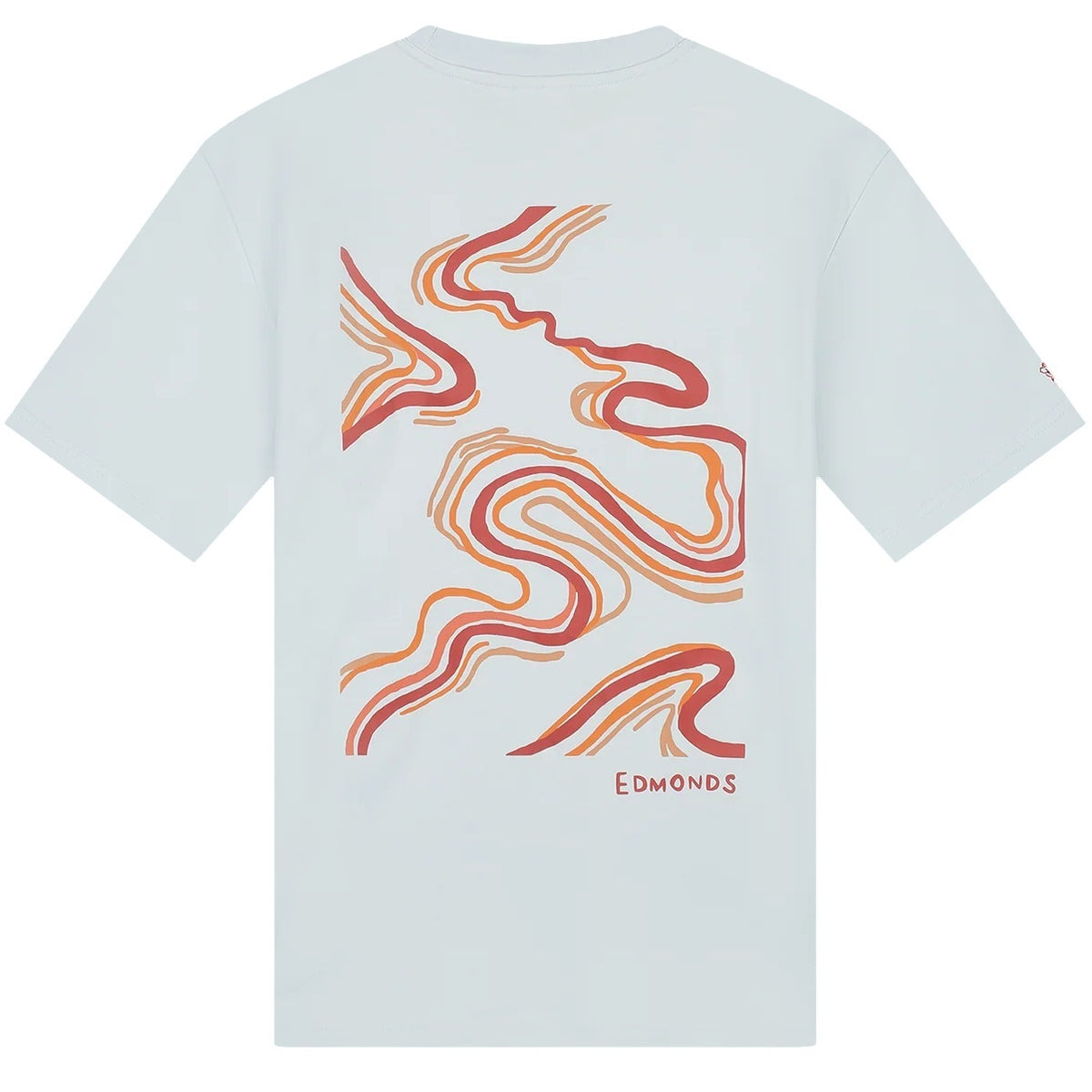 Edmonds Tourbillon T-shirt Licht Blauw