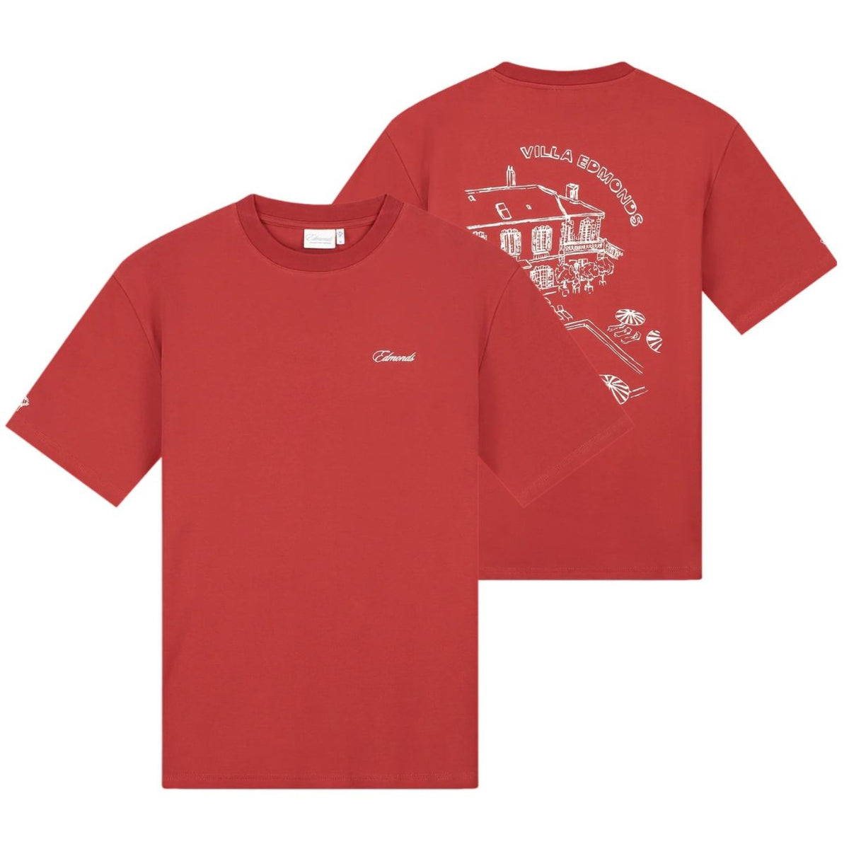 Edmonds Villa Edmonds T-shirt Rood