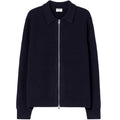 Filippa K Ribbed Wool Vest Navy