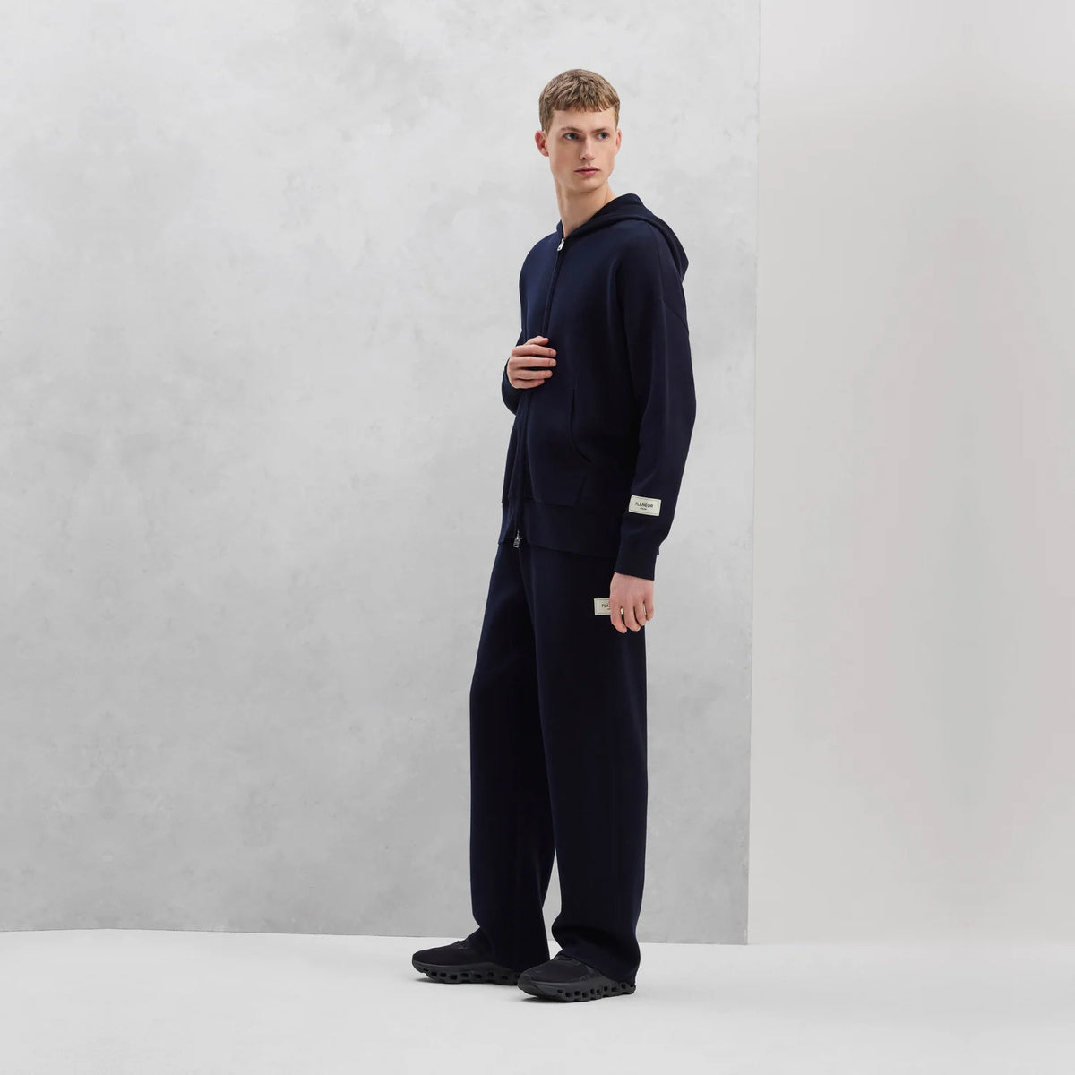 Flâneur Atelier Knit Vest Navy