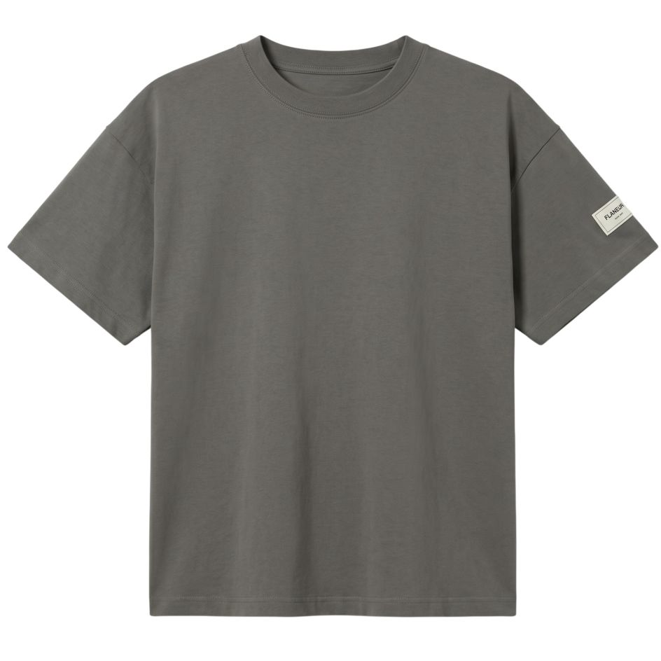 Flâneur Atelier T-shirt Antraciet