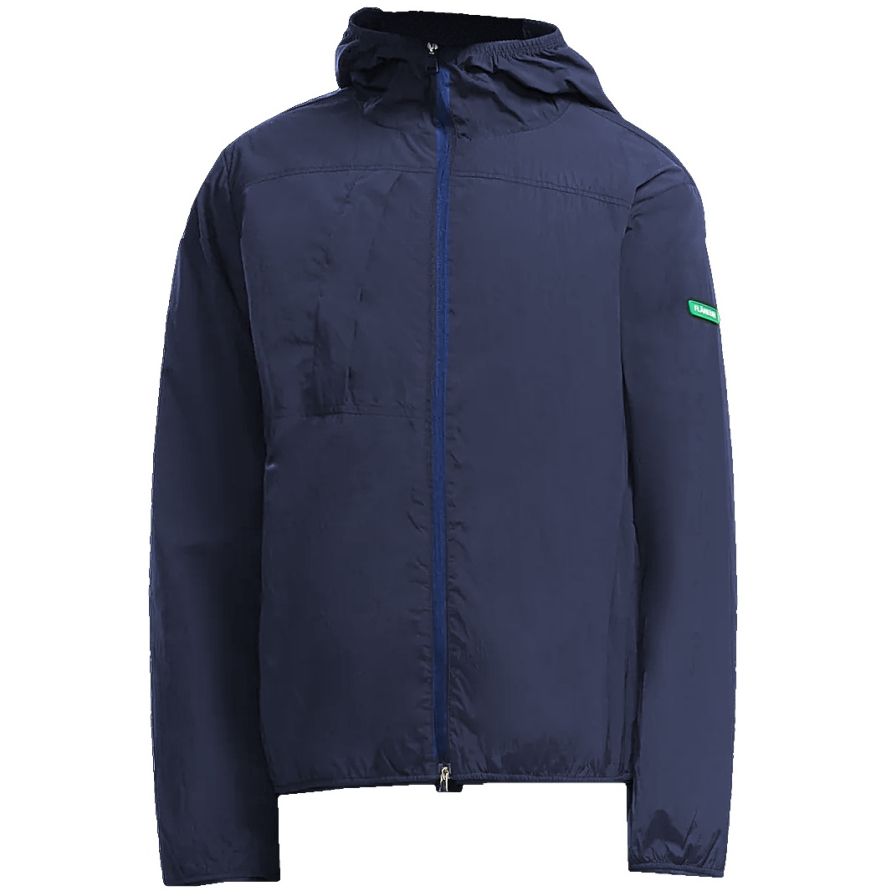 Flâneur Badge Classic Windbreaker Jas Navy