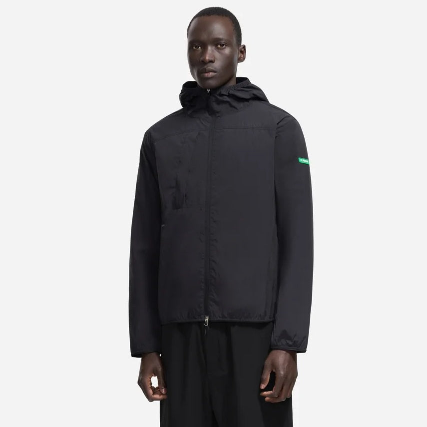 Flâneur Badge Classic Windbreaker Jas Zwart