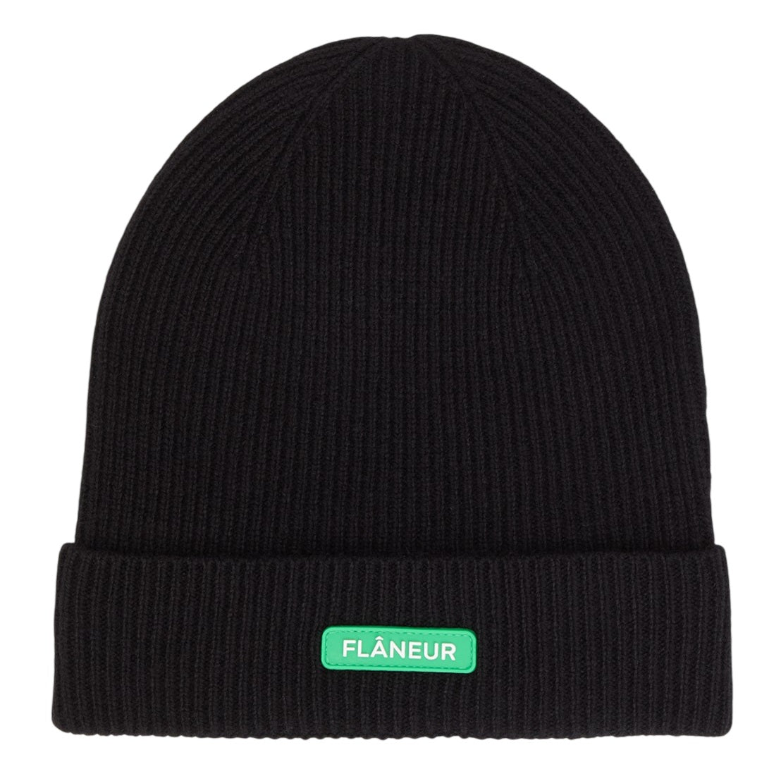 Flâneur Badge Muts Zwart