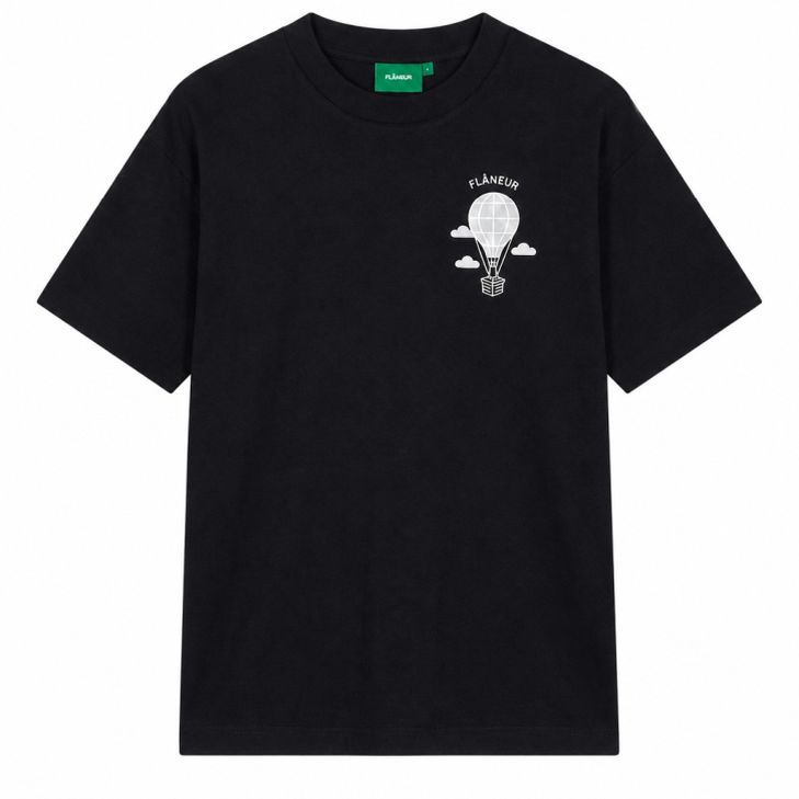 Flâneur Balloon T-shirt Zwart
