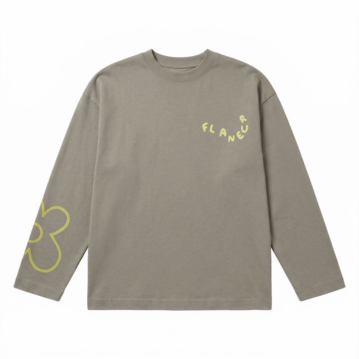 Flâneur Blossom Longsleeve T-shirt Donker Groen