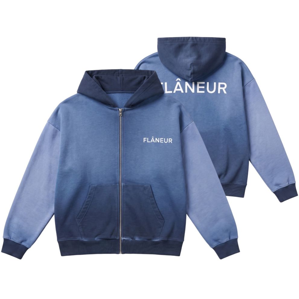 Flâneur Double Logo Vest Navy