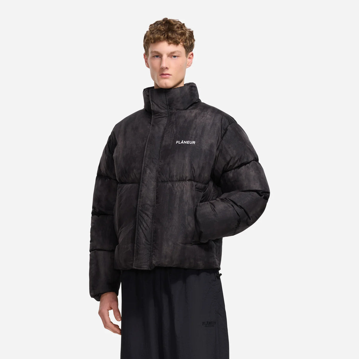 Flâneur Logo Puffer Zwart