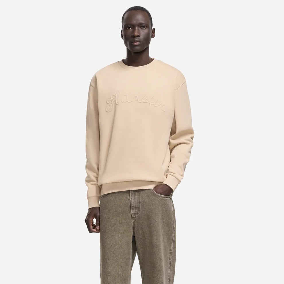 Flâneur Signature Outline Sweater Beige