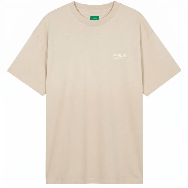 Flâneur Sound & Design Studio Member T-shirt Beige