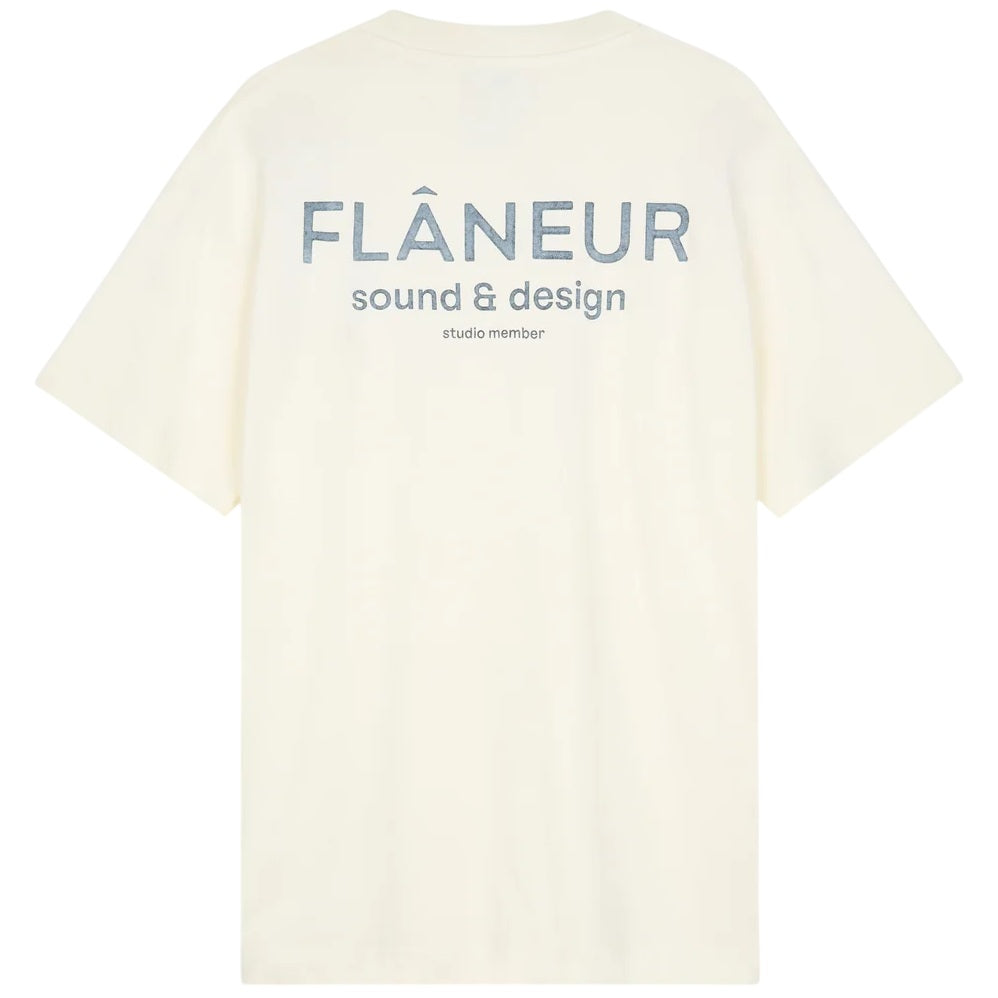 Flâneur Sound & Design Studio Member T-shirt Wit
