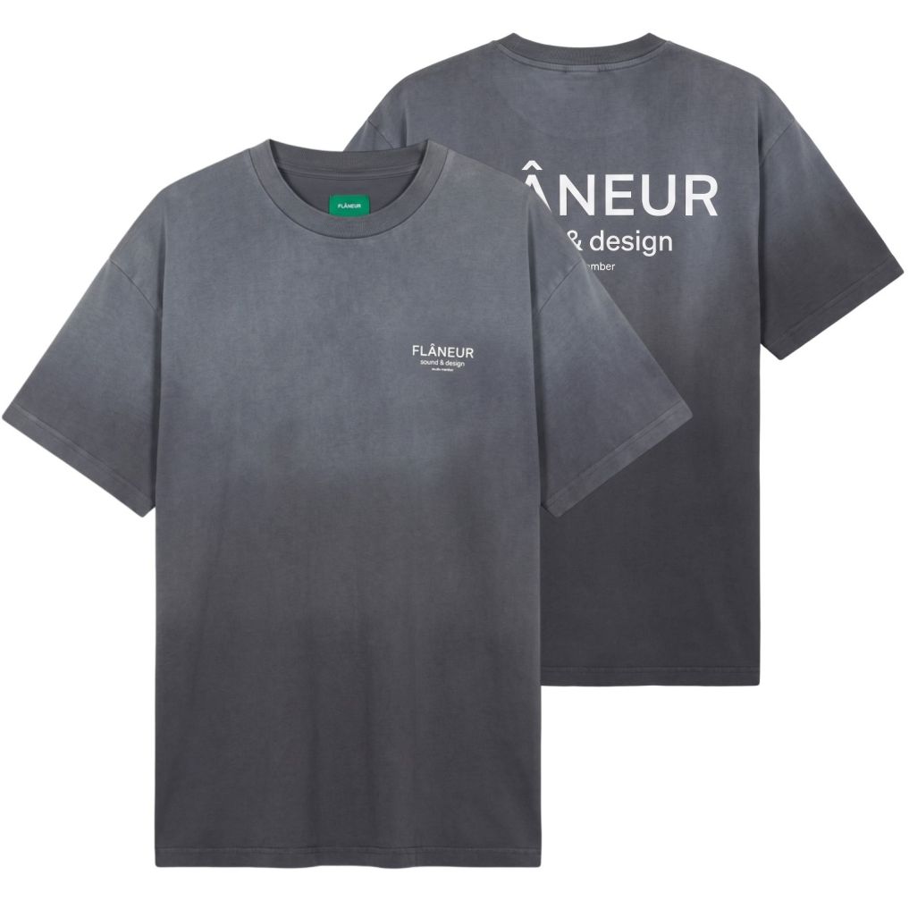 Flâneur Sound & Design Studio Member T-shirt Zwart