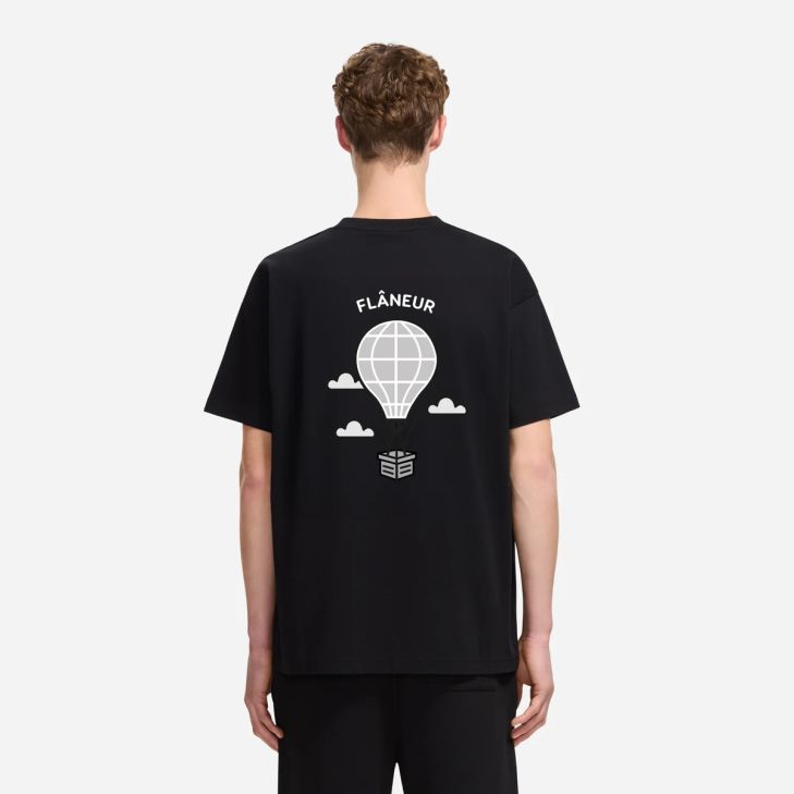 Flâneur Balloon T-shirt Zwart