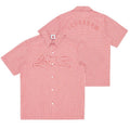 Icecream Applique Running Dog Check Overhemd Rood