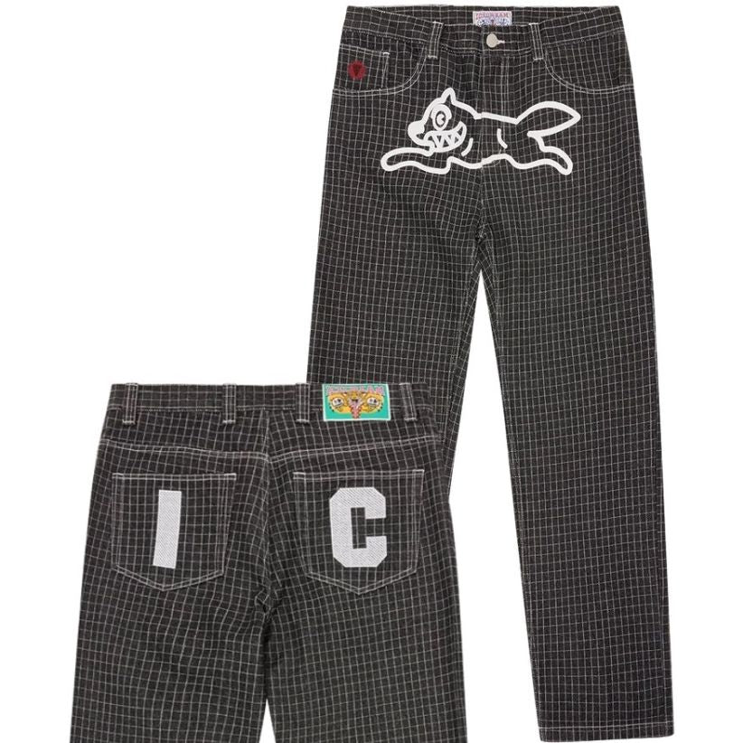 Icecream Ripstop Running Dog Double Scoop Jeans Zwart