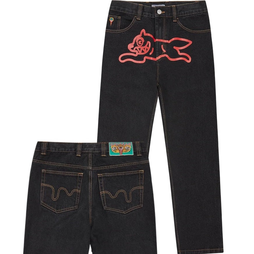 Icecream Running Dog Double Scoop Jeans Zwart