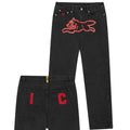 Icecream Running Dog Jeans Zwart