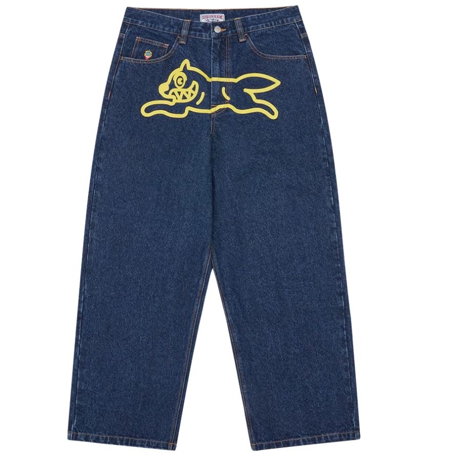 Icecream Running Dog Triple Scoop Jeans Donker Blauw