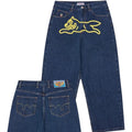 Icecream Running Dog Triple Scoop Jeans Donker Blauw