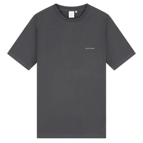 Law of the Sea Annuals Artwork T-shirt Antraciet
