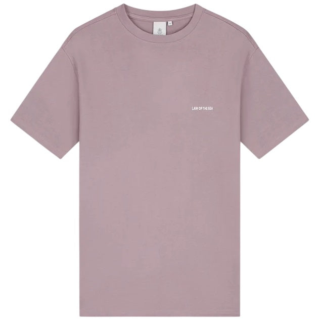 Law of the Sea Dilute Artwork T-shirt Paars