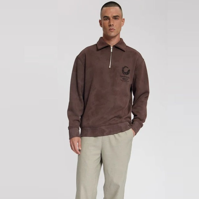 Law of the Sea North Polo Sweater Bruin
