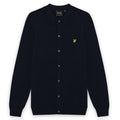Lyle & Scott Cotton Merino Knitted Overhemd Navy