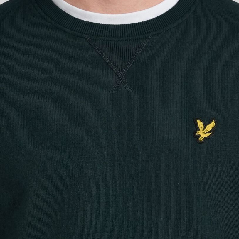 Lyle & Scott Crewneck Sweater Donker Groen