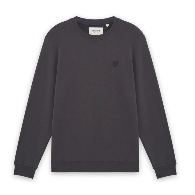 Lyle & Scott Superfine Sweater Antraciet