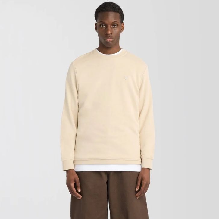 Lyle & Scott Superfine Sweater Licht Grijs