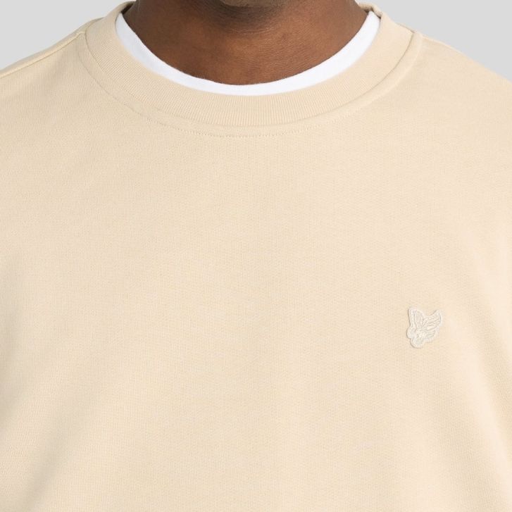 Lyle & Scott Superfine Sweater Licht Grijs