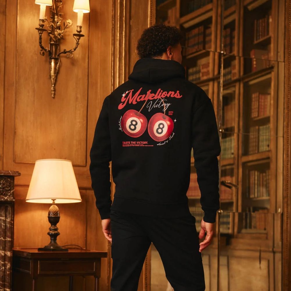 Malelions Victory Taste Hoodie Zwart
