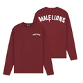 Malelions Society Club Longsleeve T-shirt Bordeaux