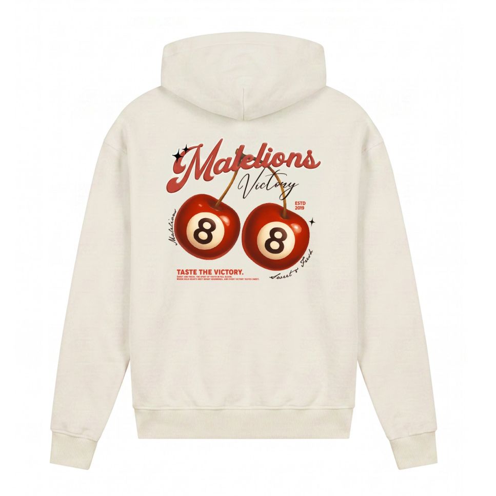 Malelions Victory Taste Hoodie Off White