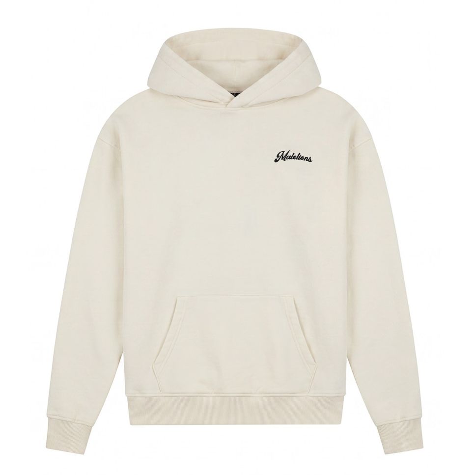Malelions Victory Taste Hoodie Off White