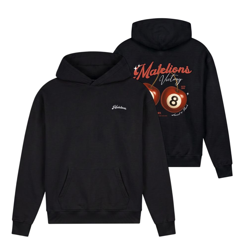 Malelions Victory Taste Hoodie Zwart