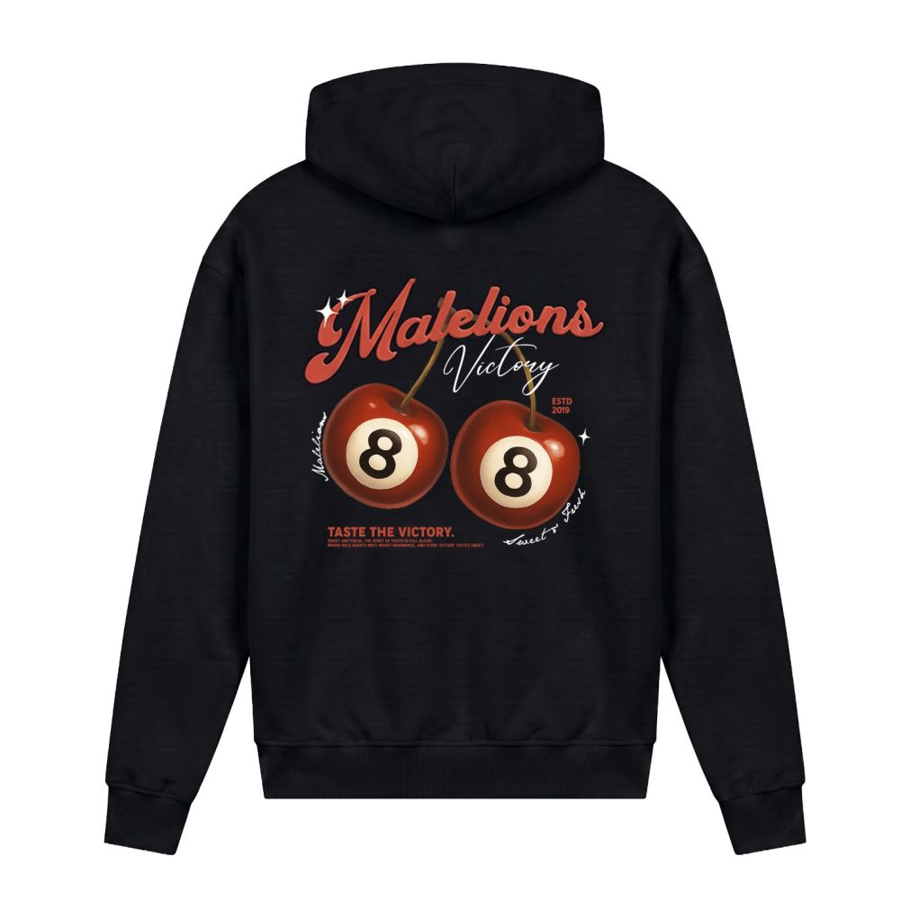 Malelions Victory Taste Hoodie Zwart